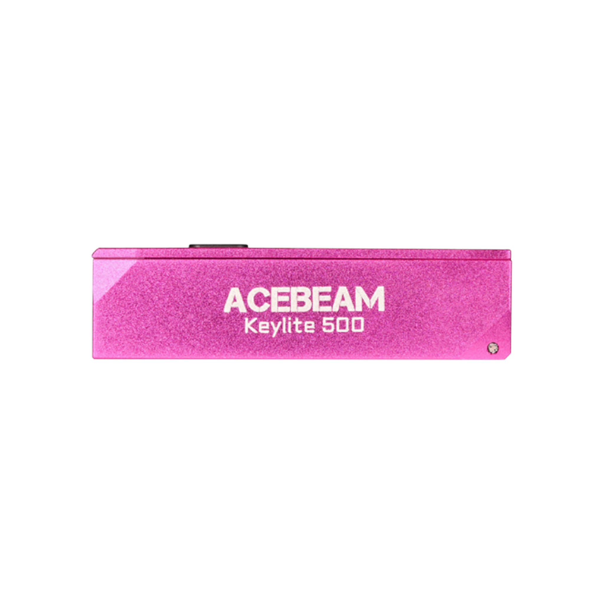 Acebeam Keylite 500 pink 500 Lumen, aufladbar über USB-C, Doppelte LEDs Ultrakompakt, 6 Modi, Wasserfest, Leuchtdauer 12h