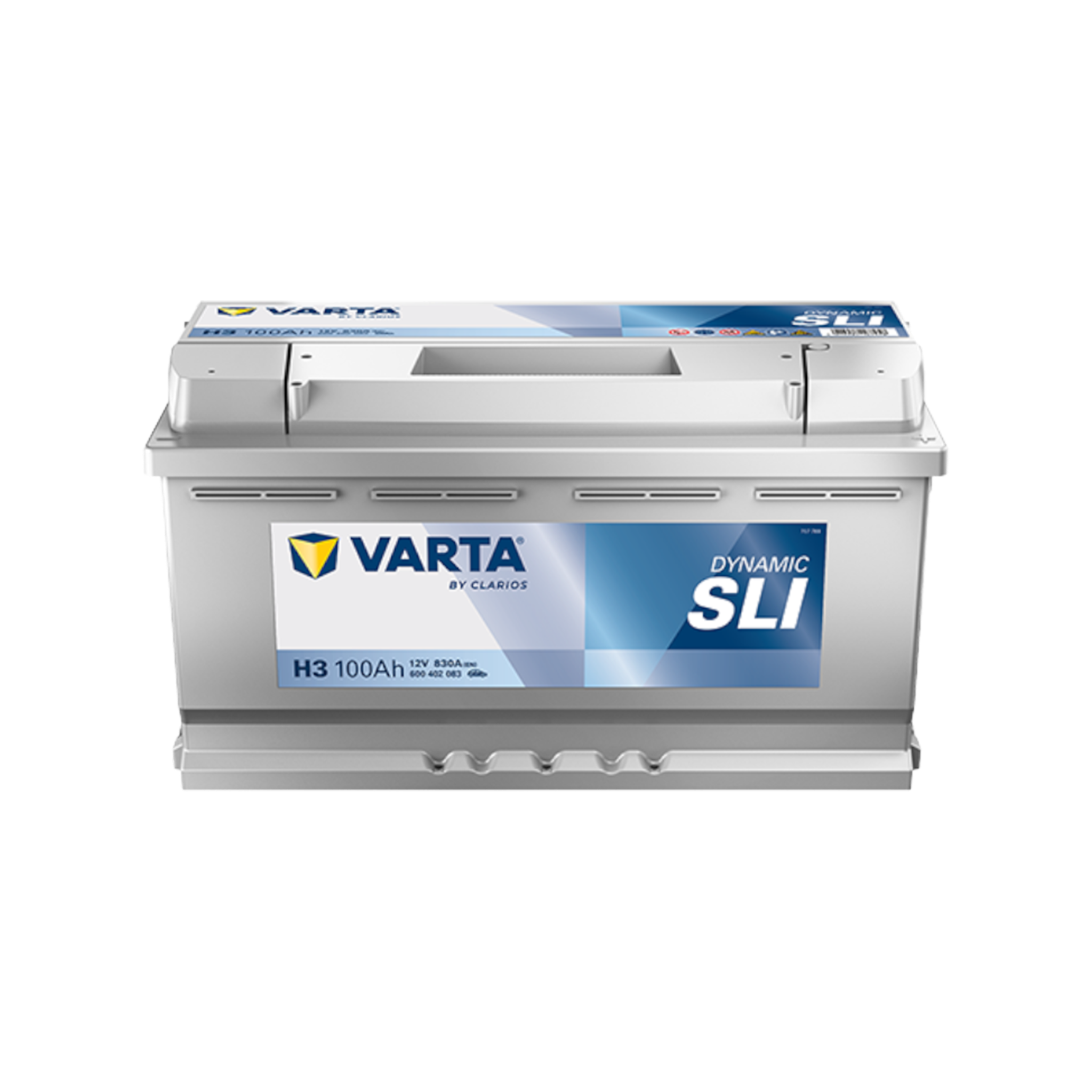 Varta Dynamic SLI 600402083 H3 / 600402083K262 - 12V, 100,00Ah, 830A