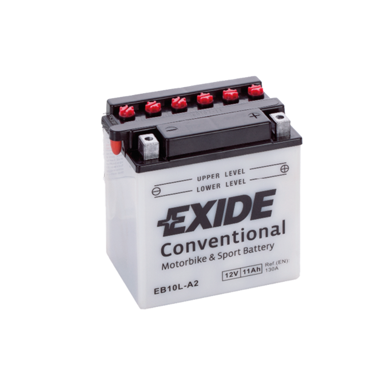 EXIDE EB10L-A2 / YB10L-A2 / 51112  Motorradbatterie tro mit Säurepack