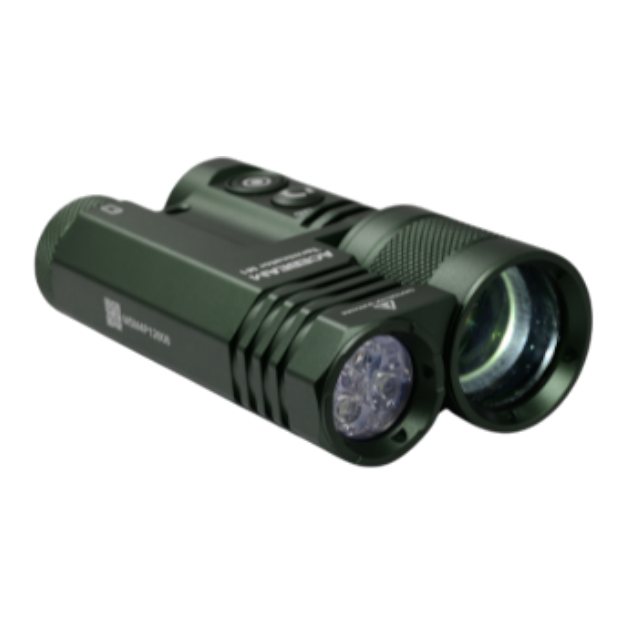 ACEBEAM Terminator M1 Dual LEP-Laser und  LED-Taschenlampe, 3.500 Lumen, zoombarer  Scheinwerferstrahl, 6.500K, Desert Sand oder Grün