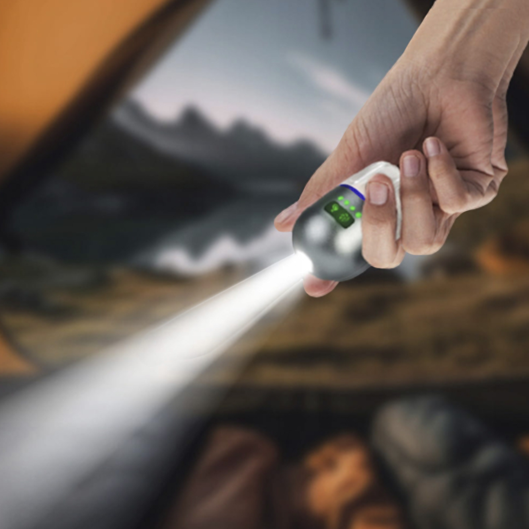 XCell MULTI-Light Roly Poly inkl. Li-Poly Akku  max. 253 Lumen inkl. Tripod + Umhängeband