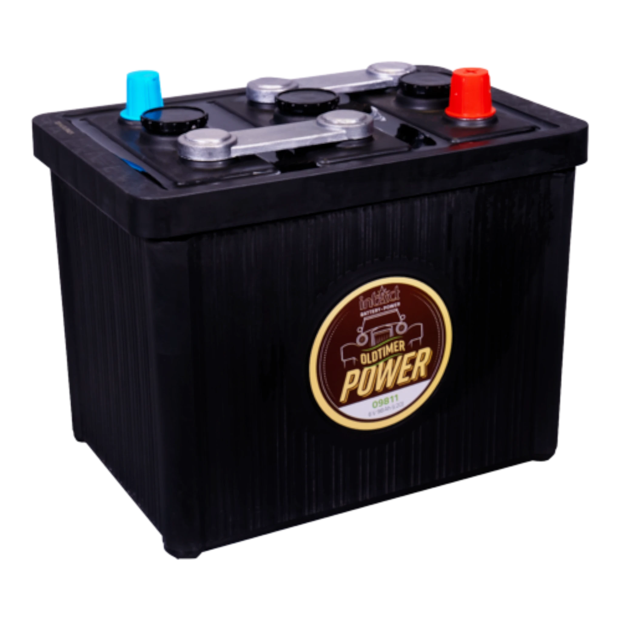 intAct Oldtimer-Power 09811 - Oldtimerbatterie 6V, 98Ah, 480A (EN)