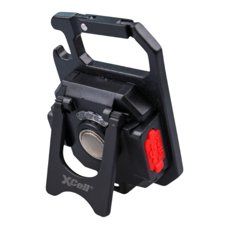 XCell Work Square LED-Akku-Leuchte 7 Lichtmodi mit Magnet und USB-C Ladebuchse