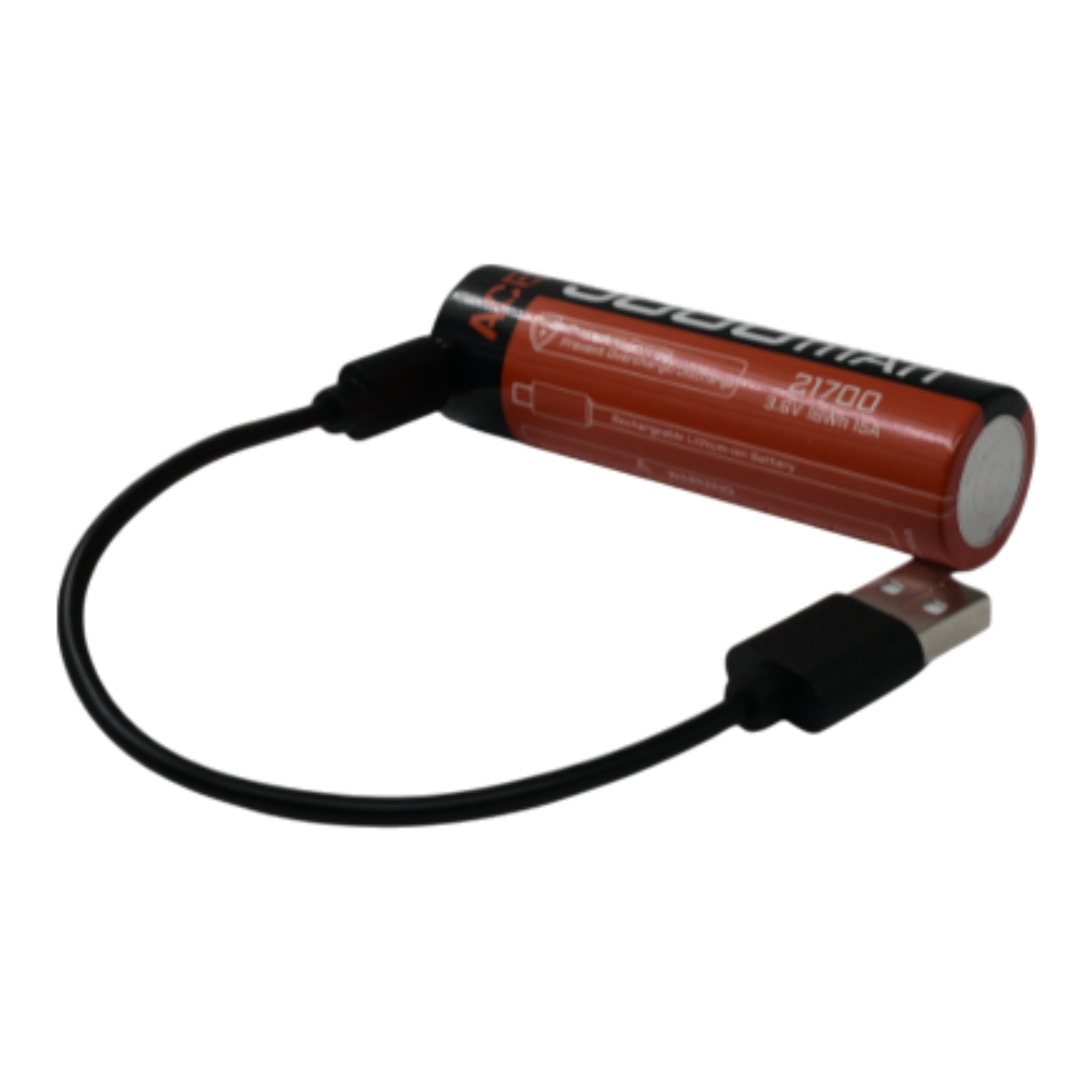 ACEBEAM Terminator M1 Dual LEP-Laser und  LED-Taschenlampe, 3.500 Lumen, zoombarer  Scheinwerferstrahl, 6.500K, Grau oder Desert Sand