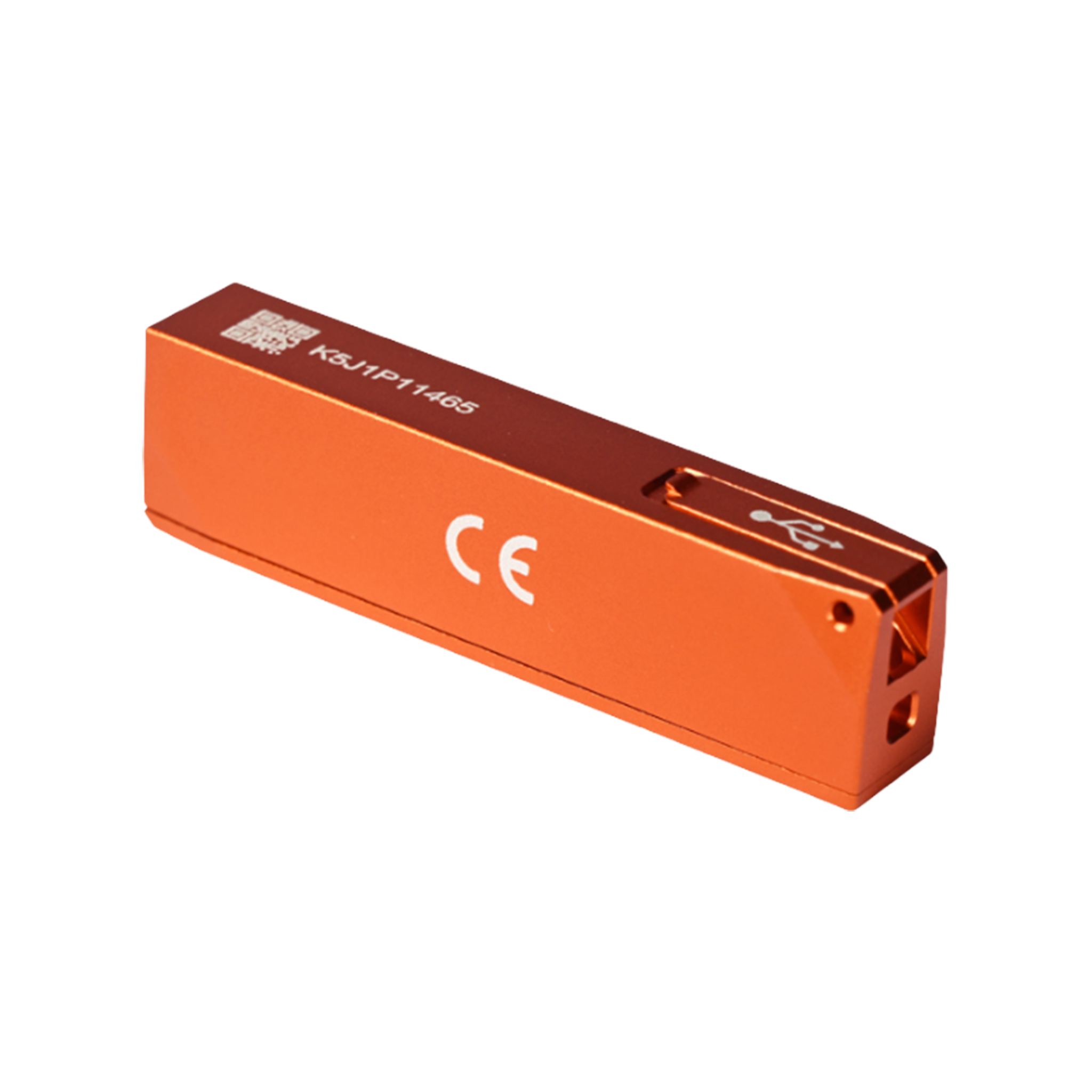 Acebeam Keylite 500 orange 500 Lumen, aufladbar über USB-C, Doppelte LEDs Ultrakompakt, 6 Modi, Wasserfest, Leuchtdauer 12h