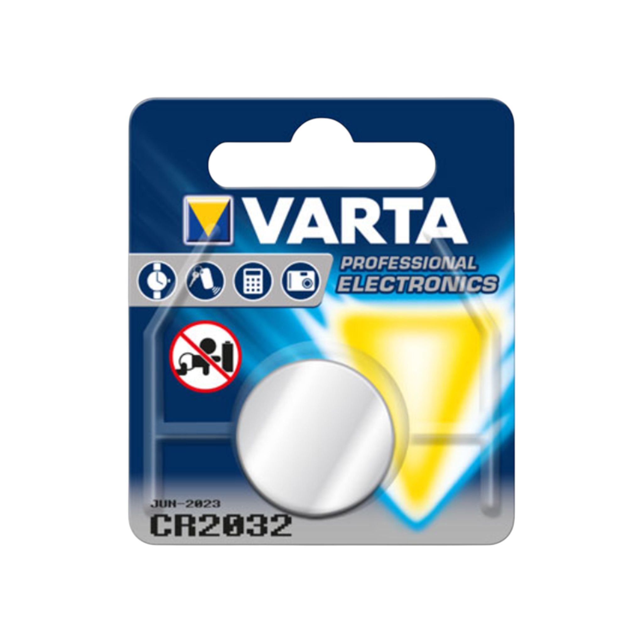 VARTA CR2032 Knopfzelle 1er Blister Lithium 3V 230mAh