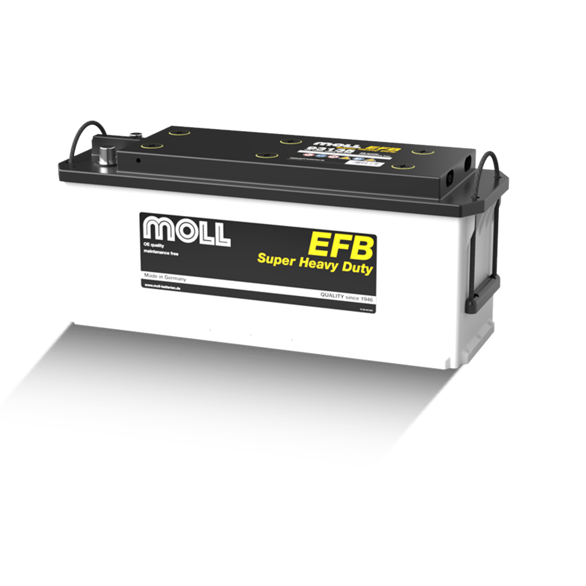 MOLL 93135 EFB Lkw Batterie Super Heavy Duty 12V 135Ah(20h) 1000A(EN)