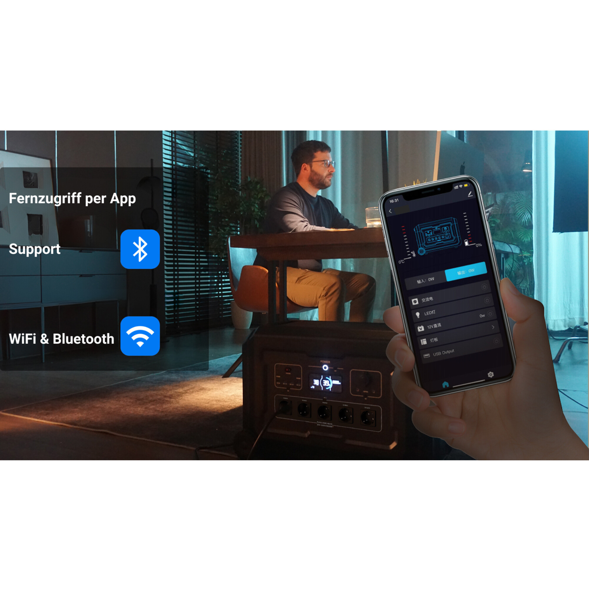 TRIMAXX PPS 3.0 professional Portable Powerstation  3072 Wh LiFePo4  Tragbare Stromversorgung in Kofferformat inkl. Wechselrichter bis 3600 Watt Dauerlast