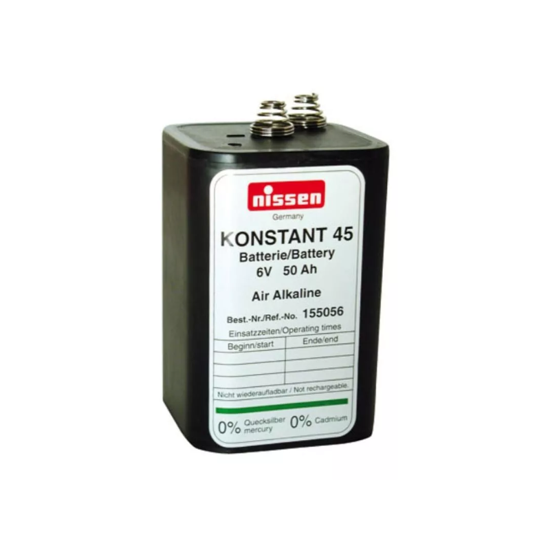 NISSEN Konstant 45 Luftsauerstoff Alakline Batterie 6V 50Ah