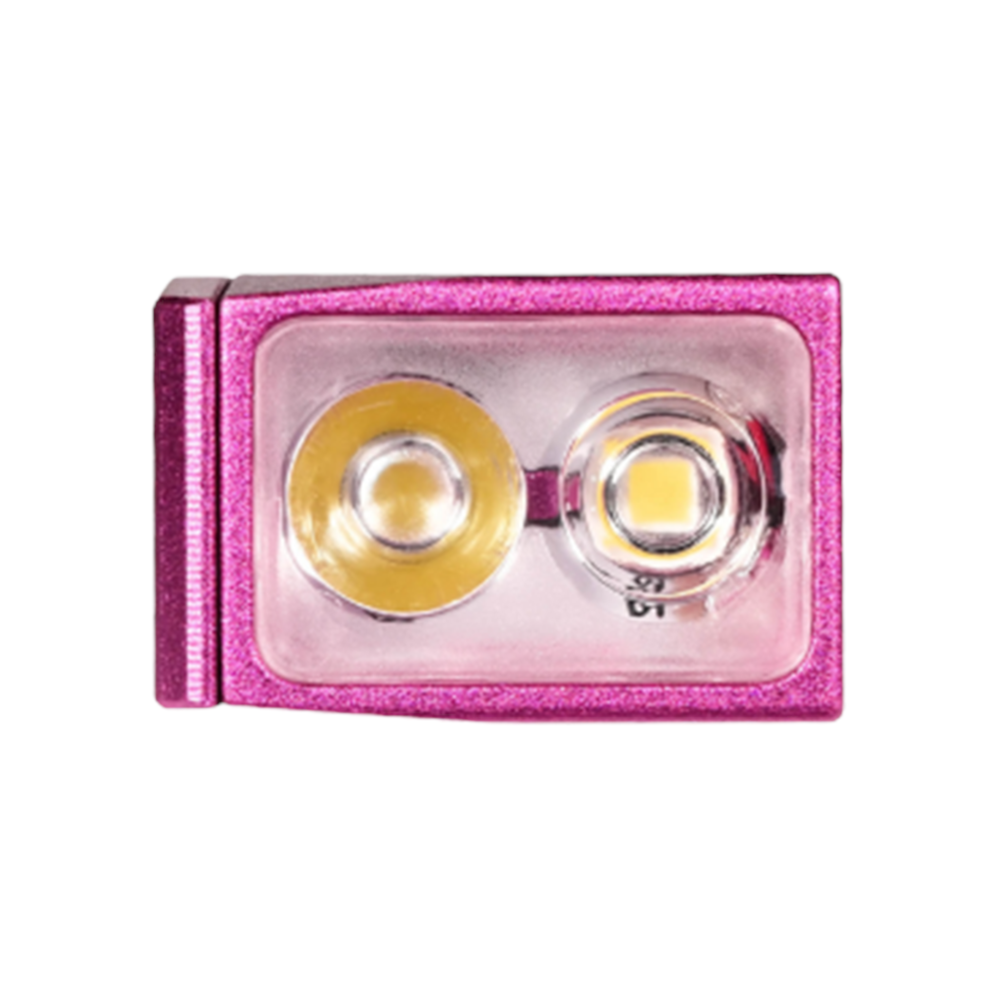 Acebeam Keylite 500 pink 500 Lumen, aufladbar über USB-C, Doppelte LEDs Ultrakompakt, 6 Modi, Wasserfest, Leuchtdauer 12h