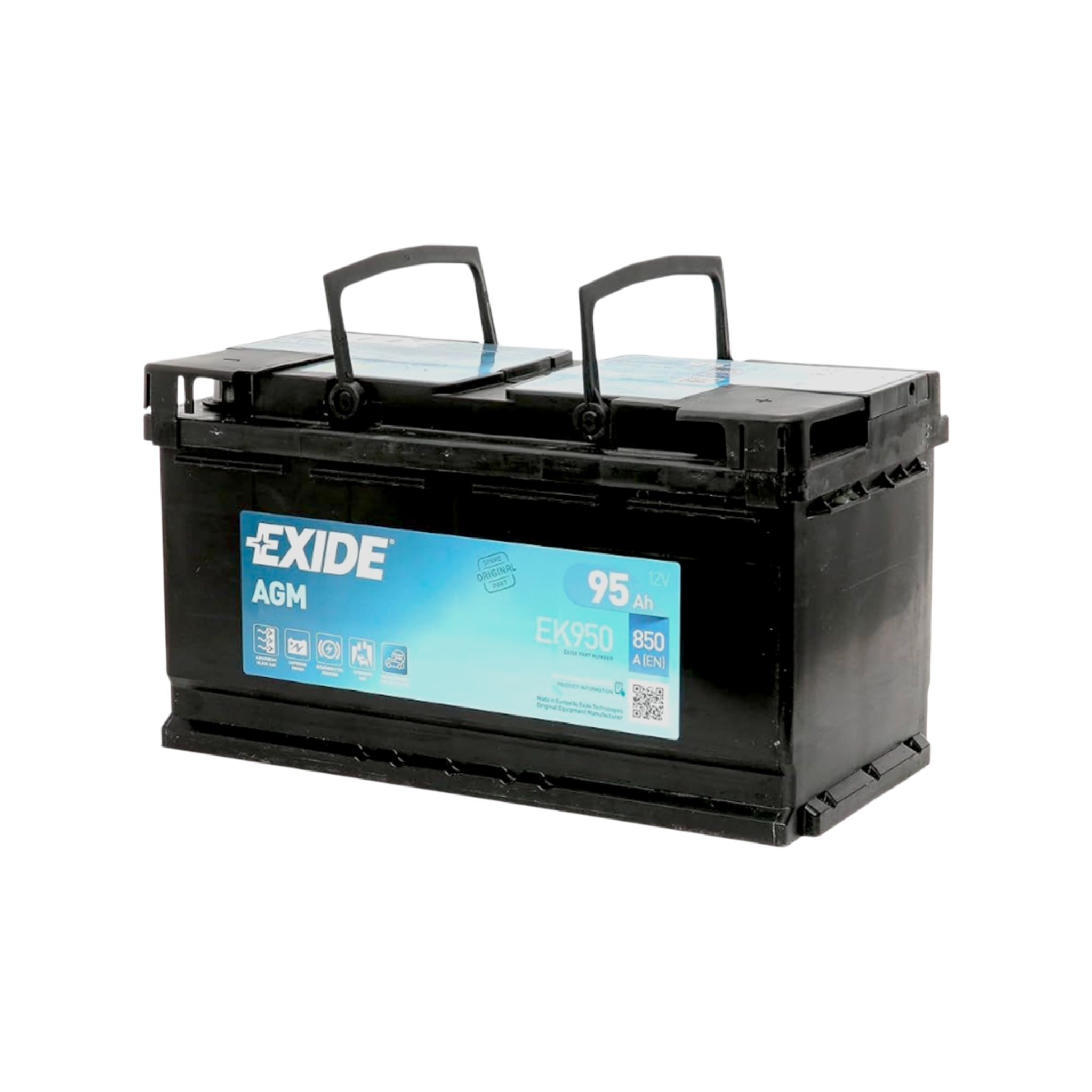 EXIDE EK950 AGM  Starterbatterie  12V 95Ah(C20) 850A(EN)