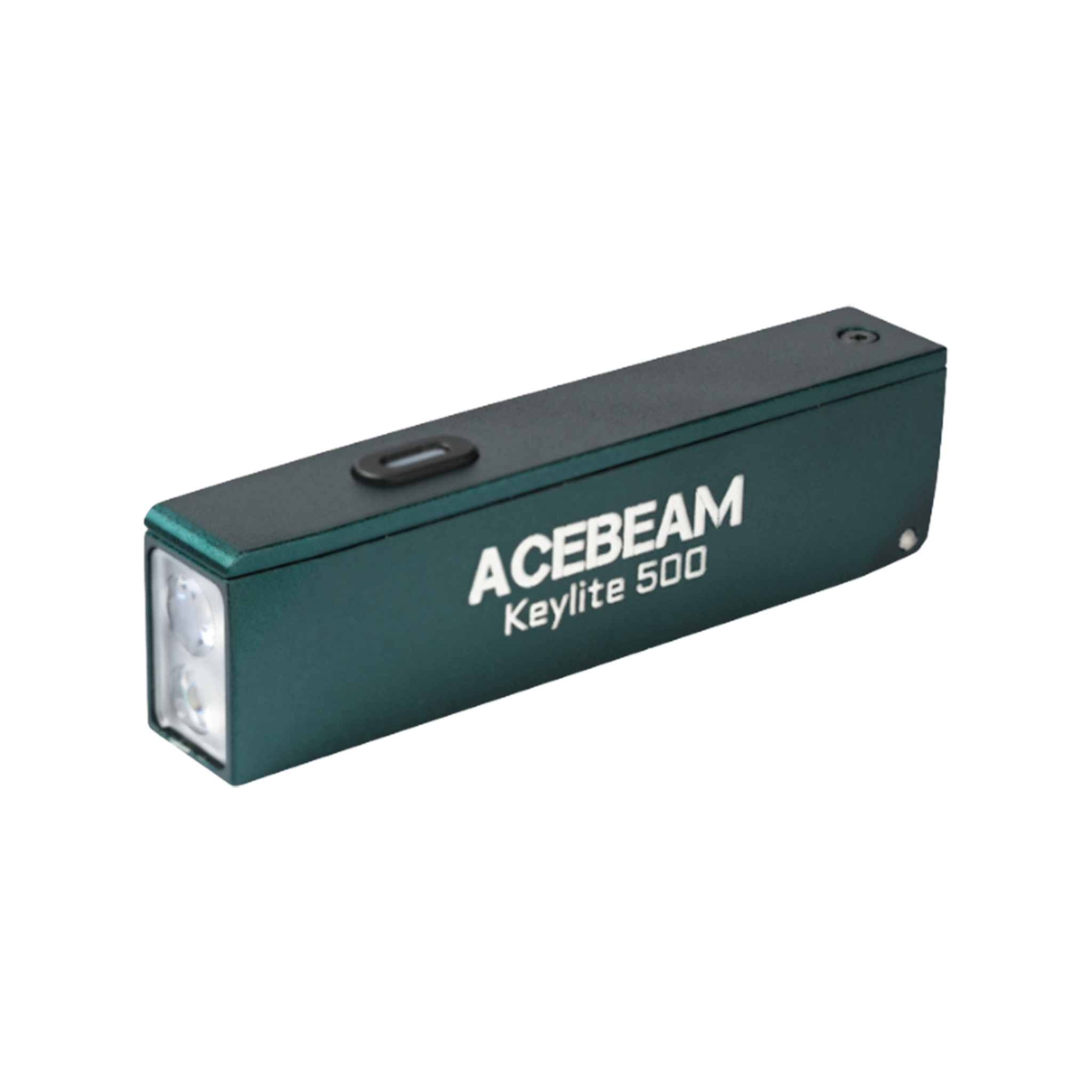 Acebeam Keylite 500 green 500 Lumen, aufladbar über USB-C, Doppelte LEDs Ultrakompakt, 6 Modi, Wasserfest, Leuchtdauer 12h