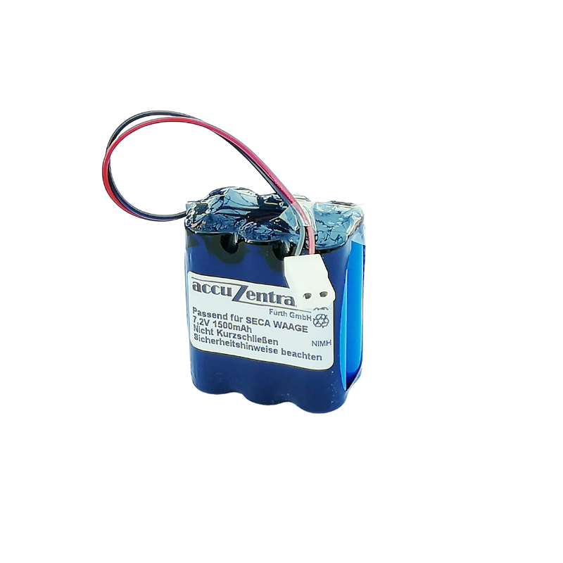 Konfektion Akku für SECA Waagen mit Stecker 7,2V 1600mAh Ni-Mh