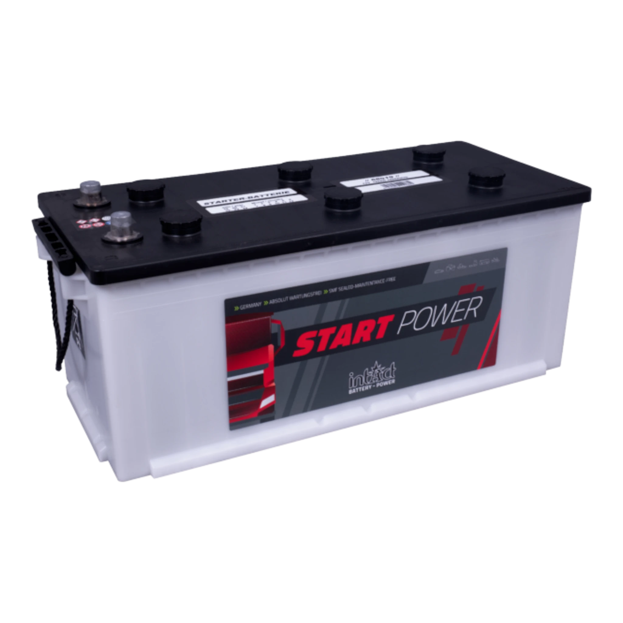 intAct Start-Power Truck 68032 - LKW Batterie 12V, 180Ah, 1000A (EN)