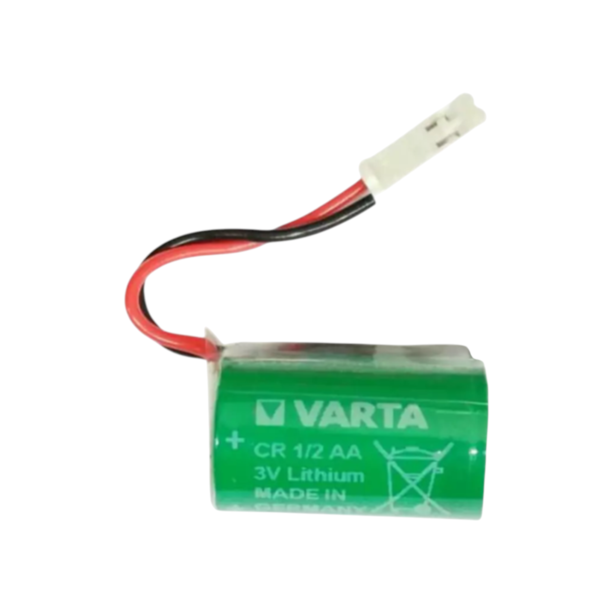 Konfektion Batterie wie SIEMENS 575332TA  VARTA CR1/2AA mit AMP-Stecker 928205-2 Lithium 3V 950mAh