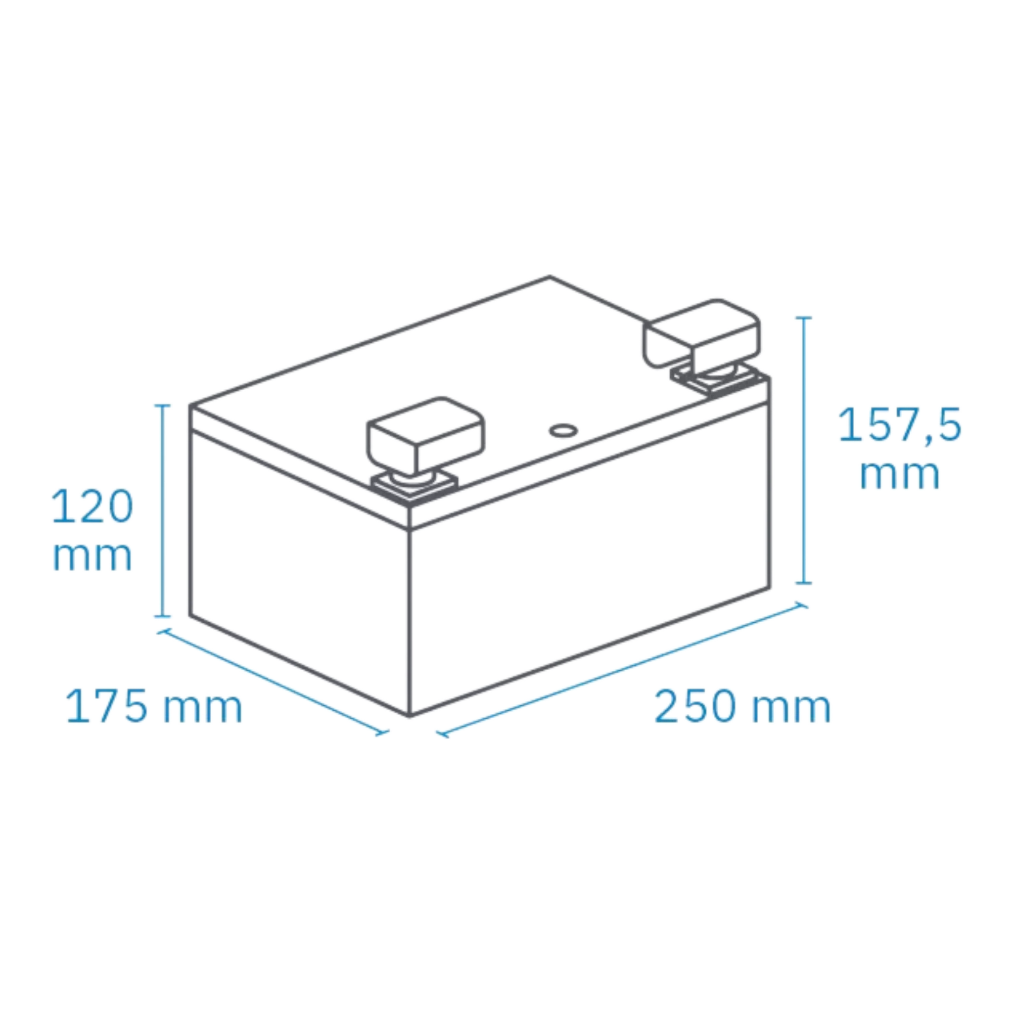 ECTIVE NaC 40 BT Natrium Moverbatterie  12V 40Ah