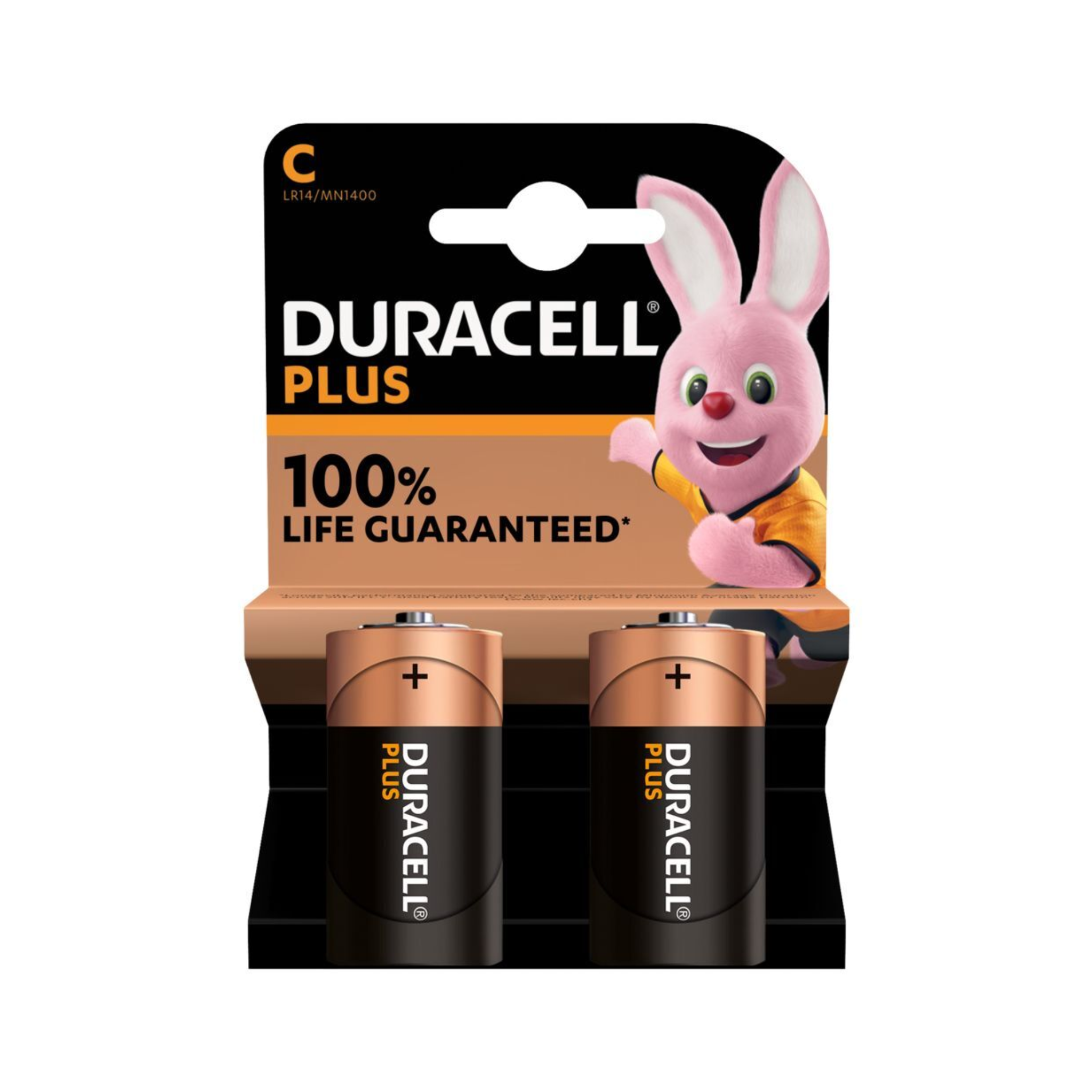 DURACELL Plus Power MN1400 1,5V LR14 C Baby  alkaline Batterie 2er Blister