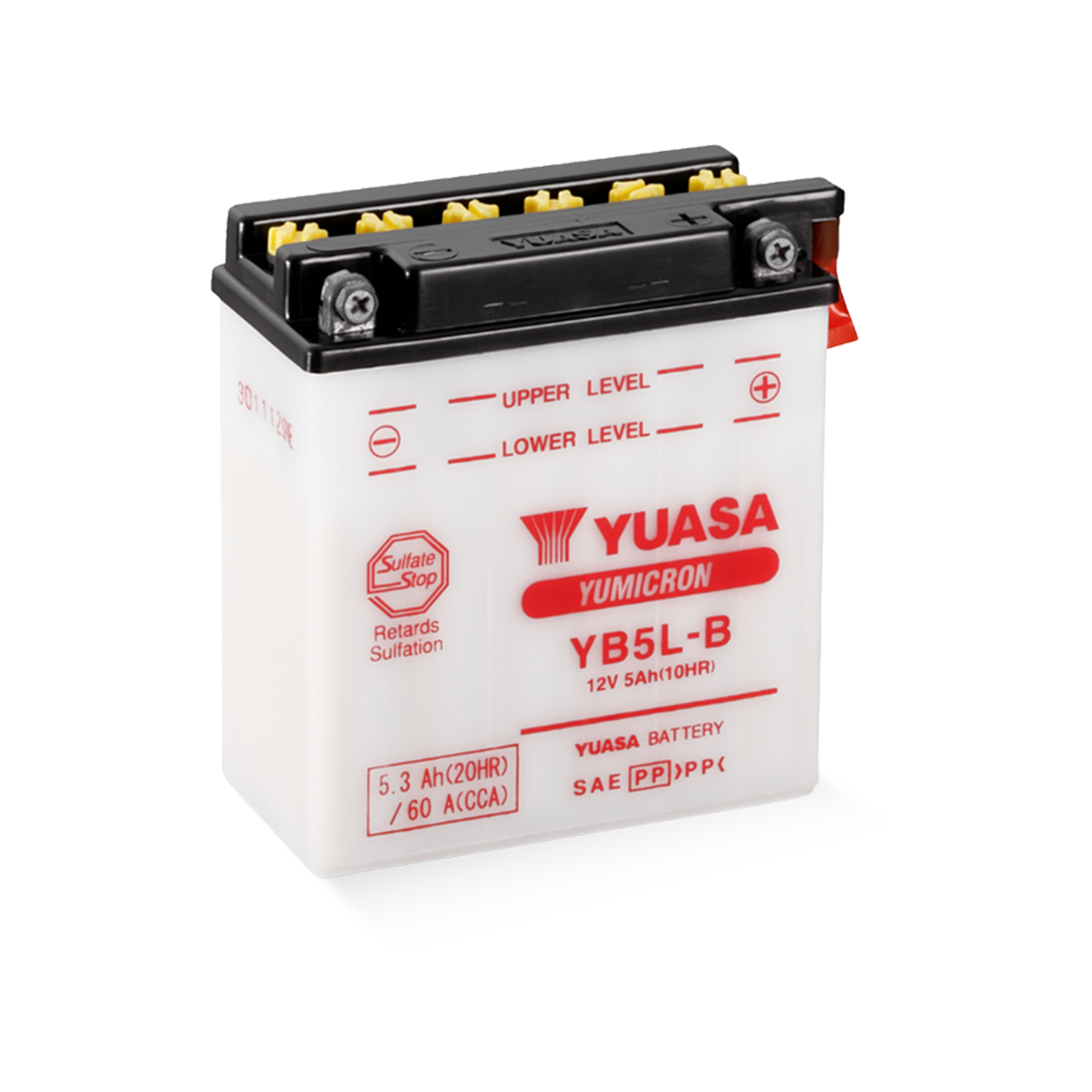 YUASA YB5L-B DC 12V 5,3Ah/C20 - 60A (EN) Motorradbatterie