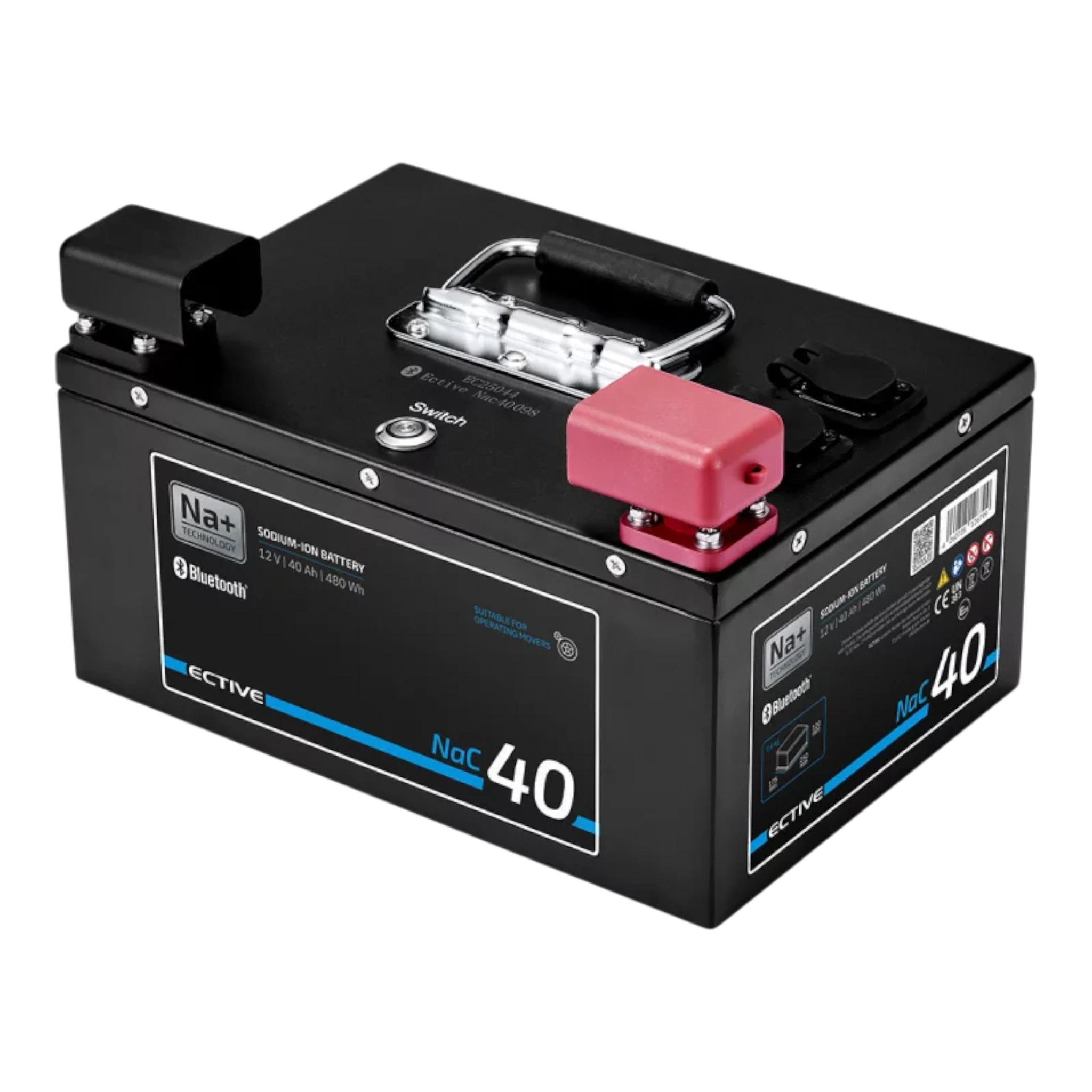 ECTIVE NaC 40 BT Natrium Moverbatterie  12V 40Ah