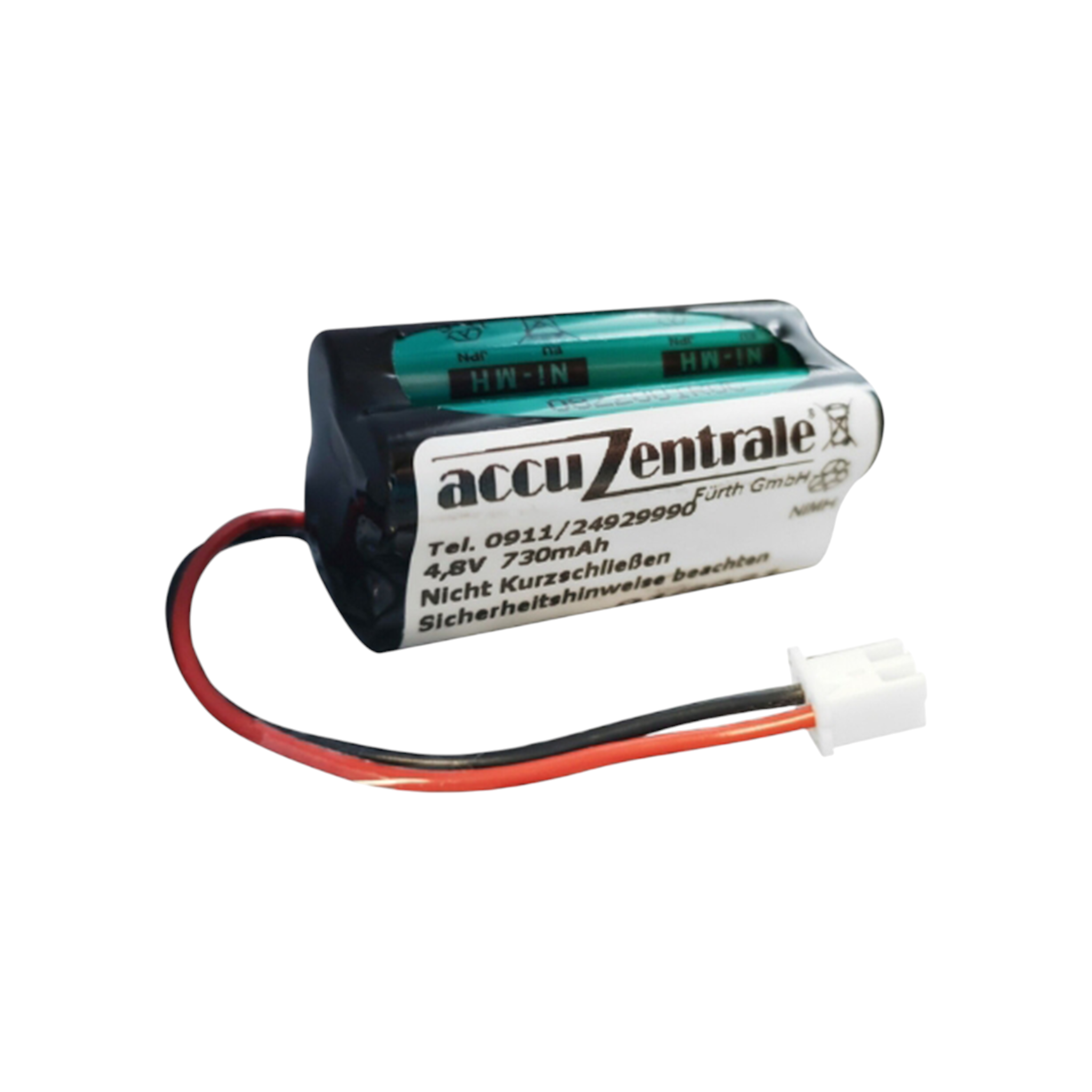 Konfektion Akku wie Fischer AW-0480-0080-AAA-NM-01  NIMH 4,8V 700mAh