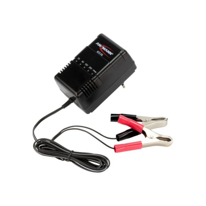 ANSMANN ALCS 2-24A Ladegerät für 2V 6V 12V 24V Blei Akkus nur Erhaltungsladung !