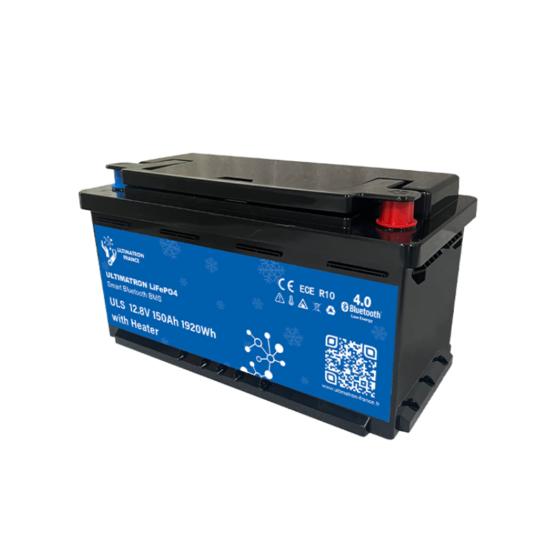 ULS-12-150H Ultimatron Lithium Batterie  LiFePO4 12.8V 150Ah Smart BMS mit Bluetooth  Wohnmobil Untersitzbatterie mit HEIZUNG