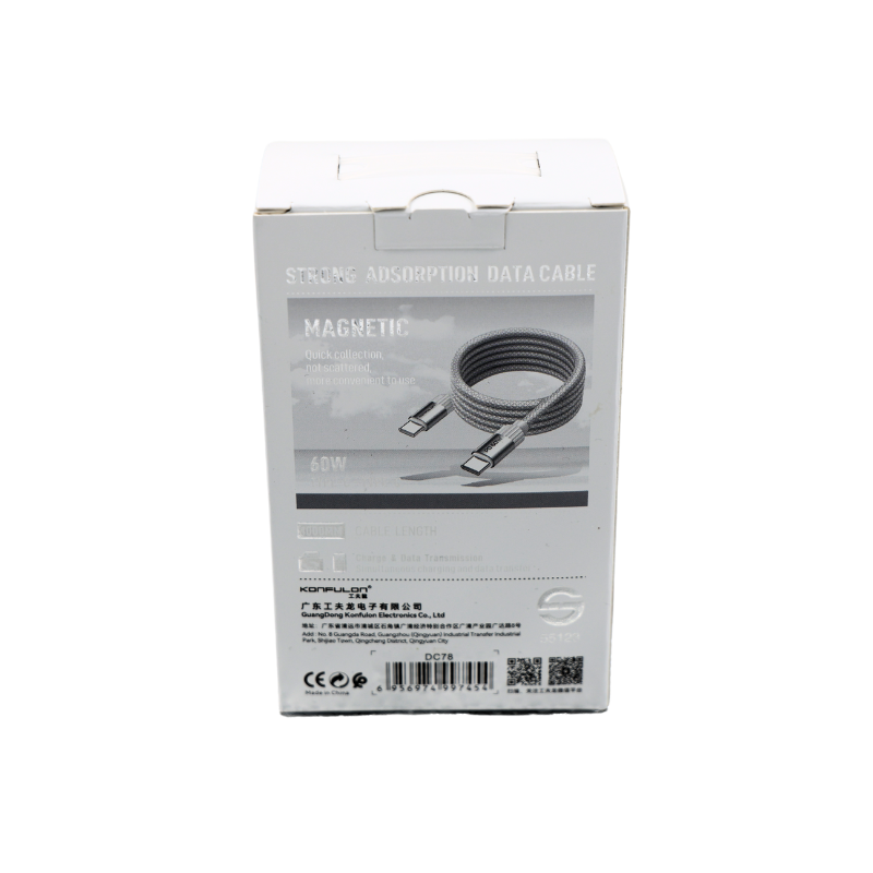 Konfulon DC78 Ladekabel USB-C, 1m Länge schwarz