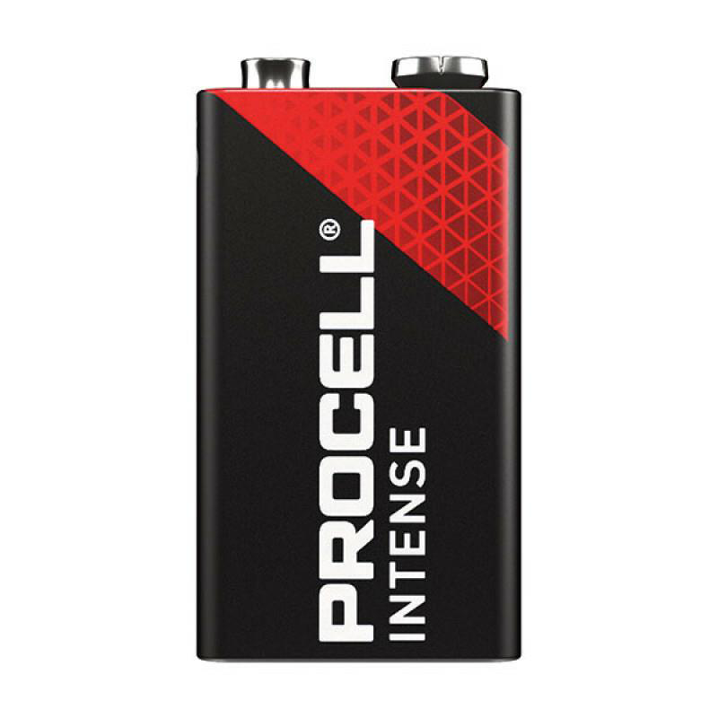 DURACELL Procell intense MN1604 9V-Block  Alkaline Batterie 9V 628mAh 6LR61 E-Block 10er Pack