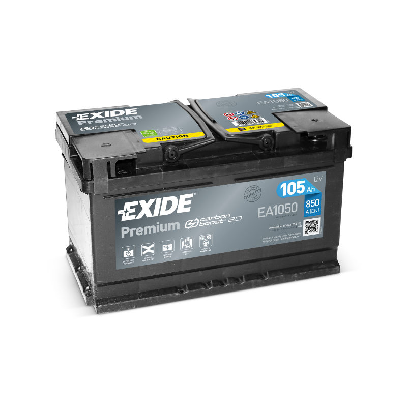 EXIDE Premium EA 1050 Pb Starterbatterie  12V 105 AH/C20 - 850A(EN)