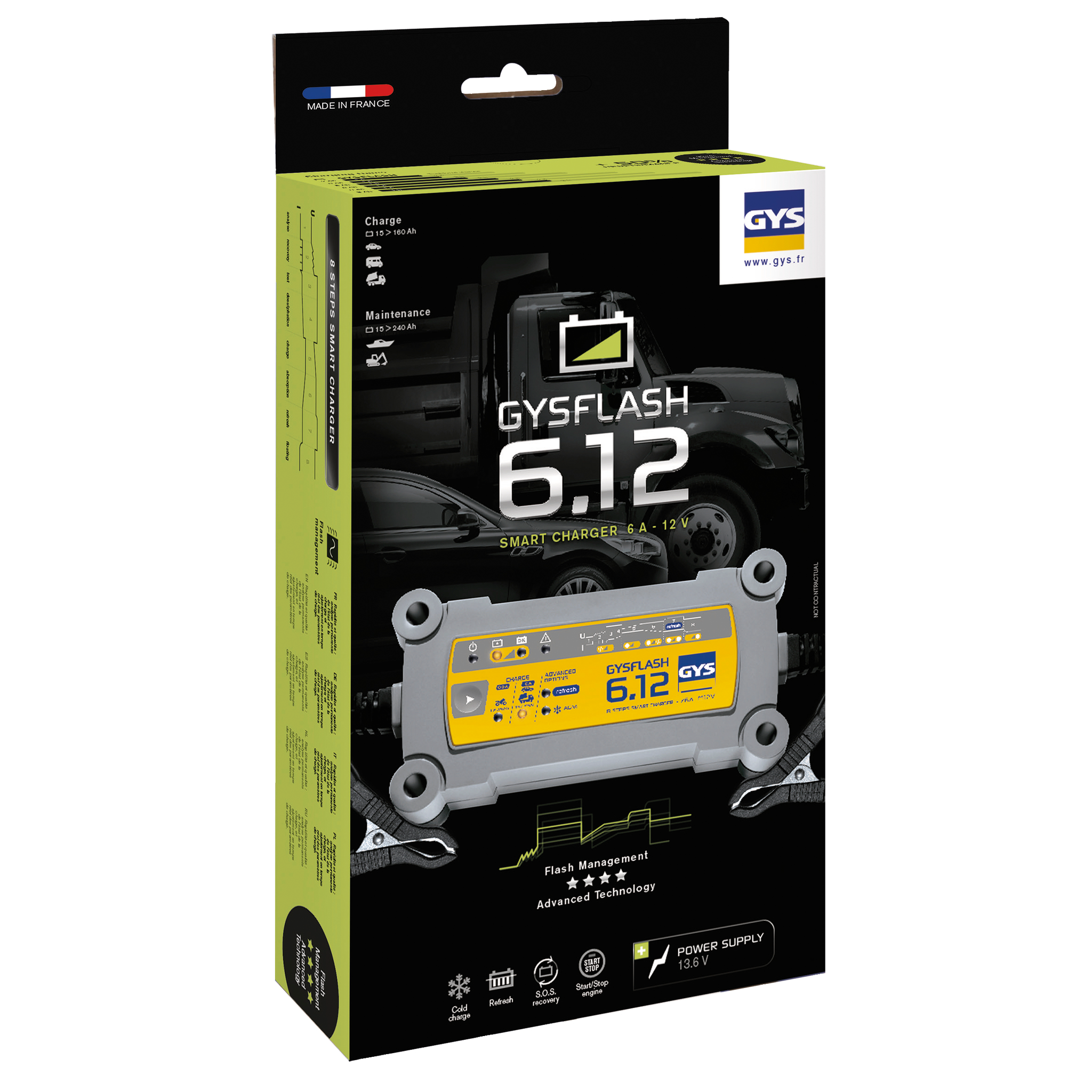 GYSFLASH 6.12 12V 6A