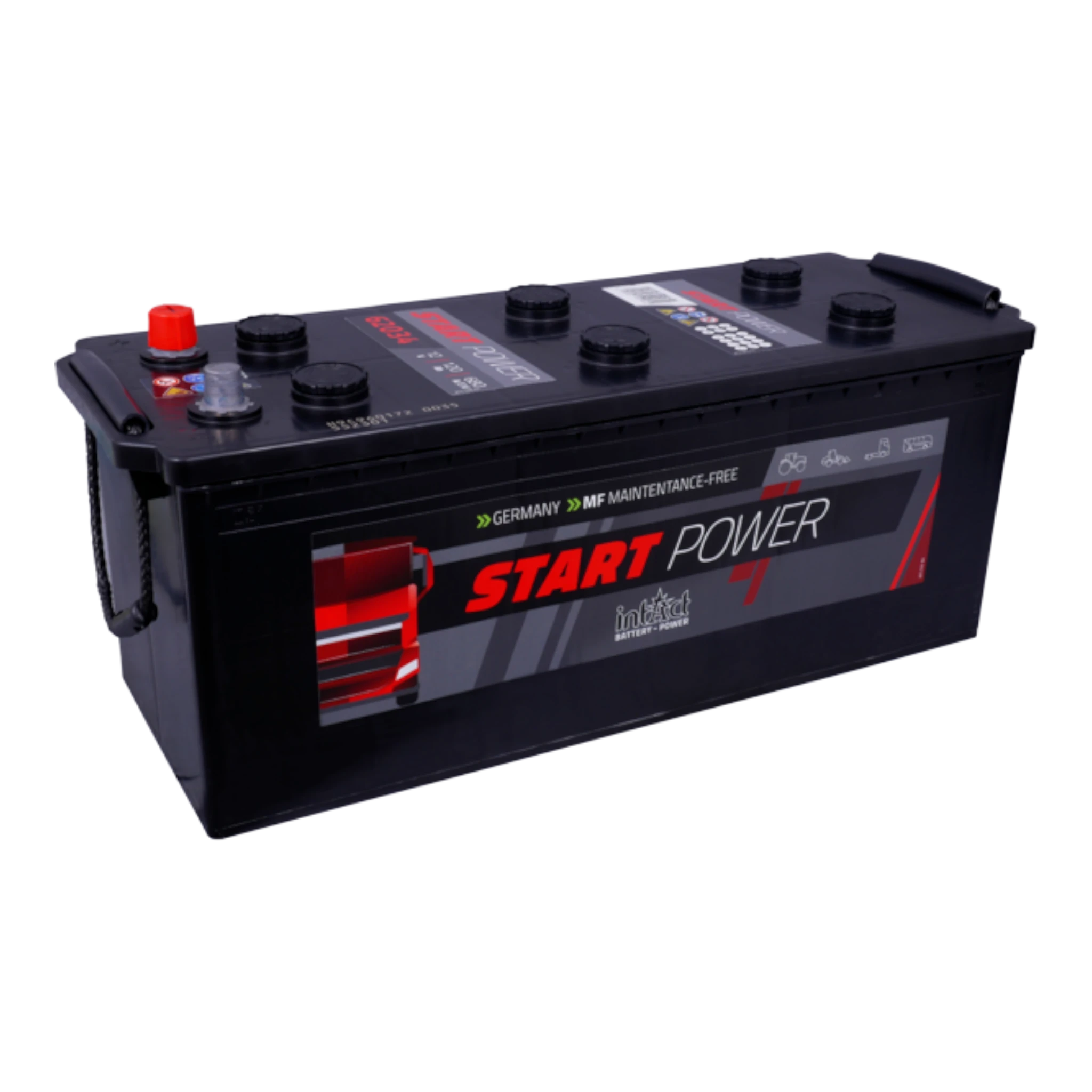 intAct Start-Power Truck 62034 - LKW Batterie 12V, 120Ah, 680A (EN)