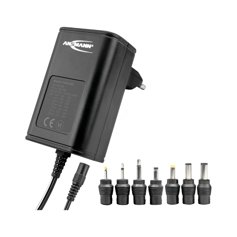 ANSMANN Steckernetzteil APS 300 230V auf 3-12V max. 3,6W ANSMANN Steckernetzteil APS 300 230V auf 3-12V max. 3,6W