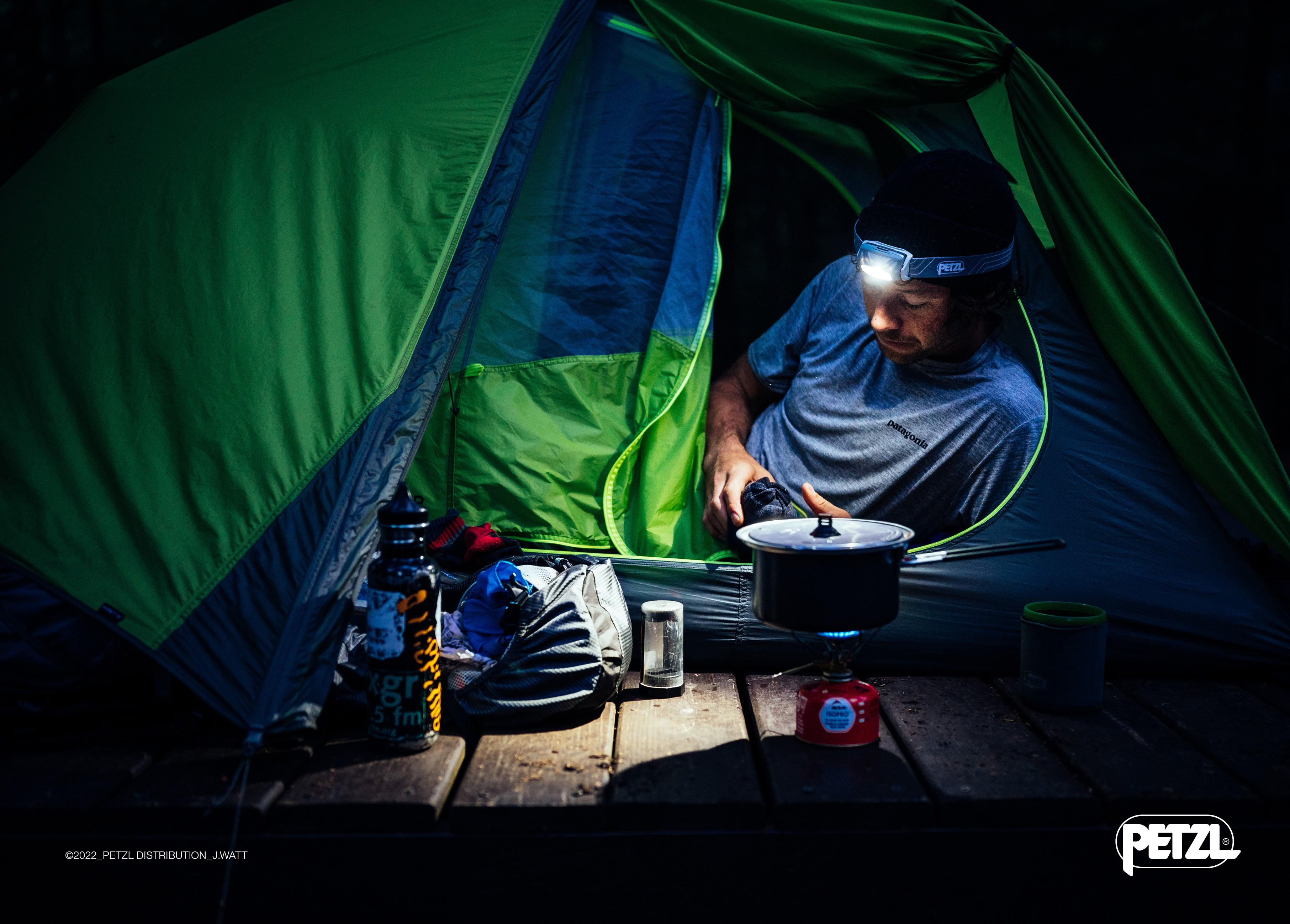 PETZL TIKKINA Stirnlampe 300 Lumen blau