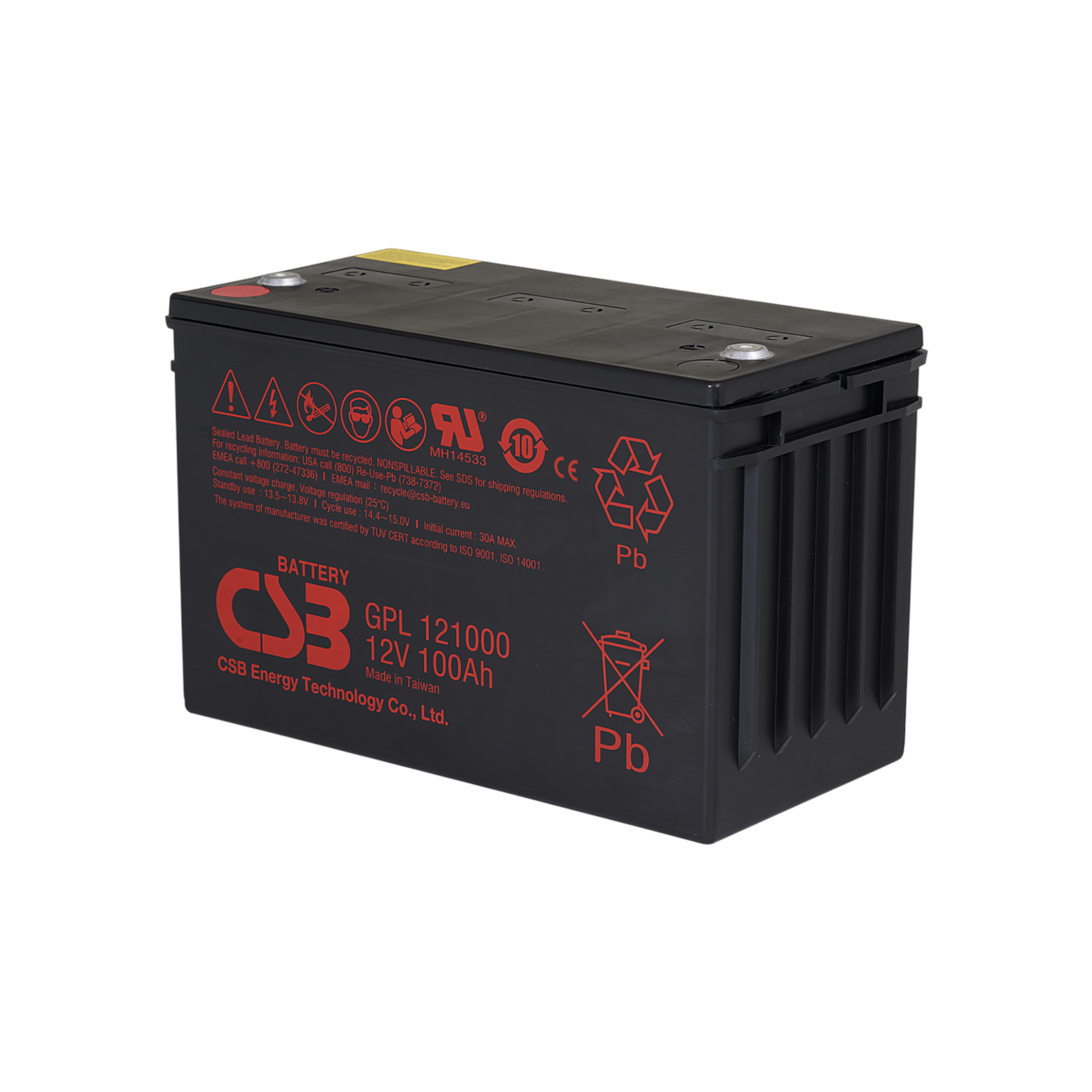 CSB GPL121000 AGM Akku Pb 12V 100Ah M6 Innengewinde