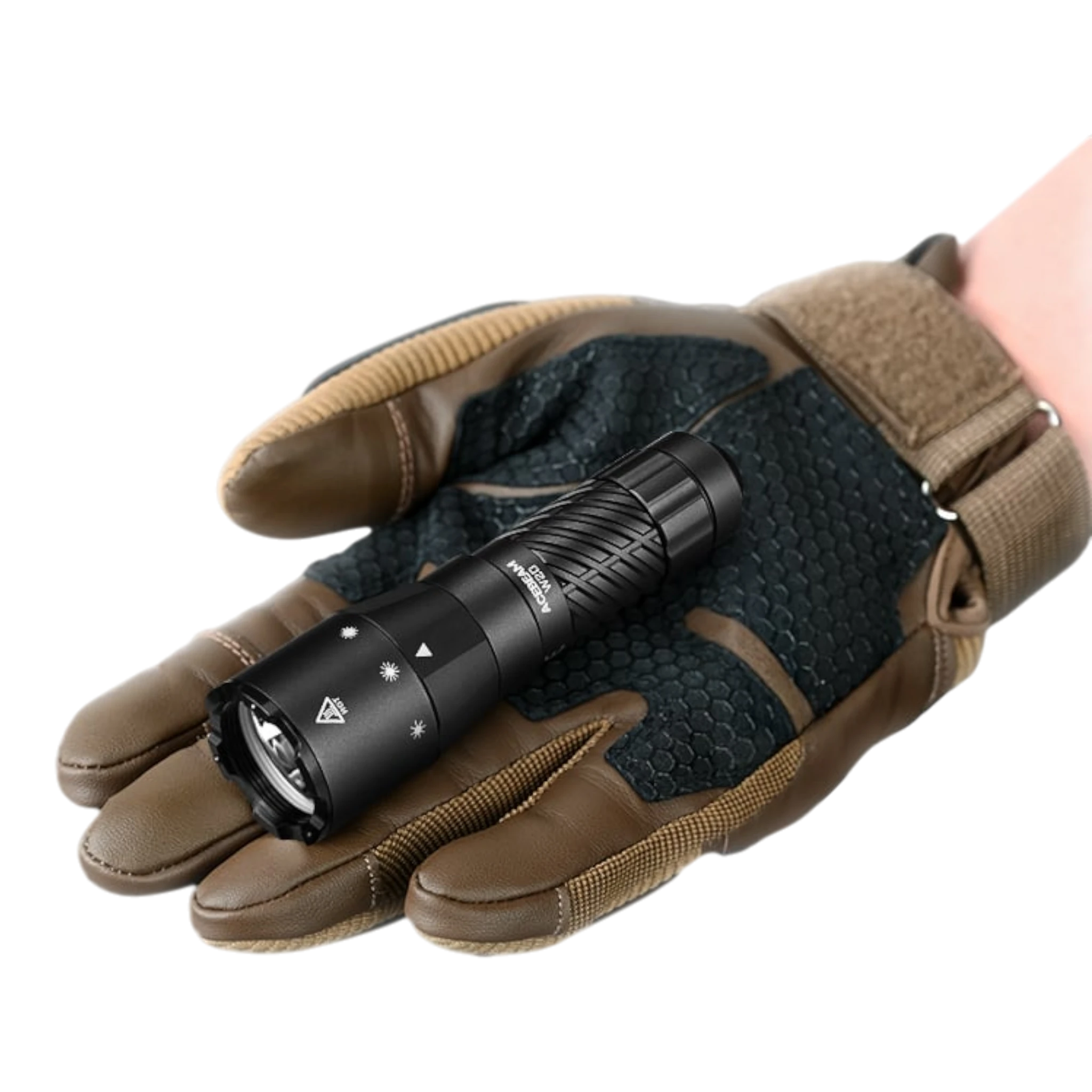 Acebeam W20 LEP-Taschenlampe mit breitem Abstrahlwinkel. max. 600 Lumen/bis 1100Meter