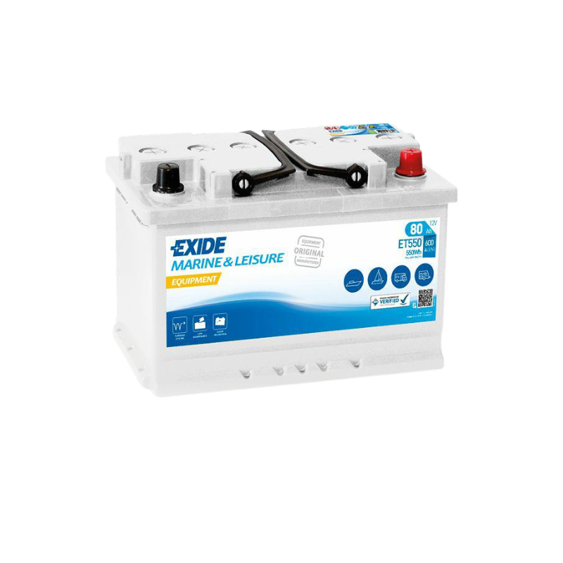 EXIDE ET550 12V 80Ah (C20)