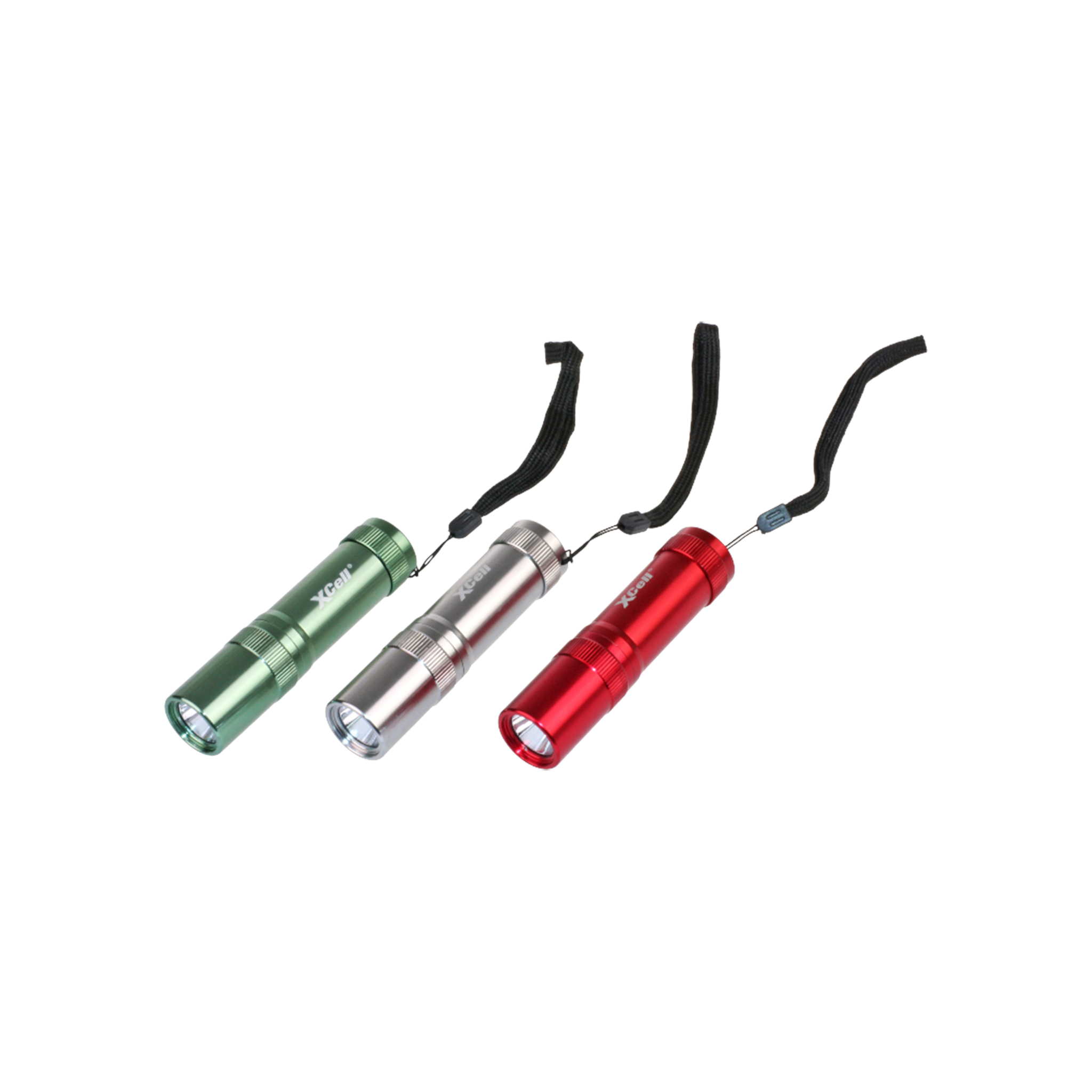 XCELL Basic 1 Watt LED Taschenlampe 130 Lumen inkl. 3x XCell LR03