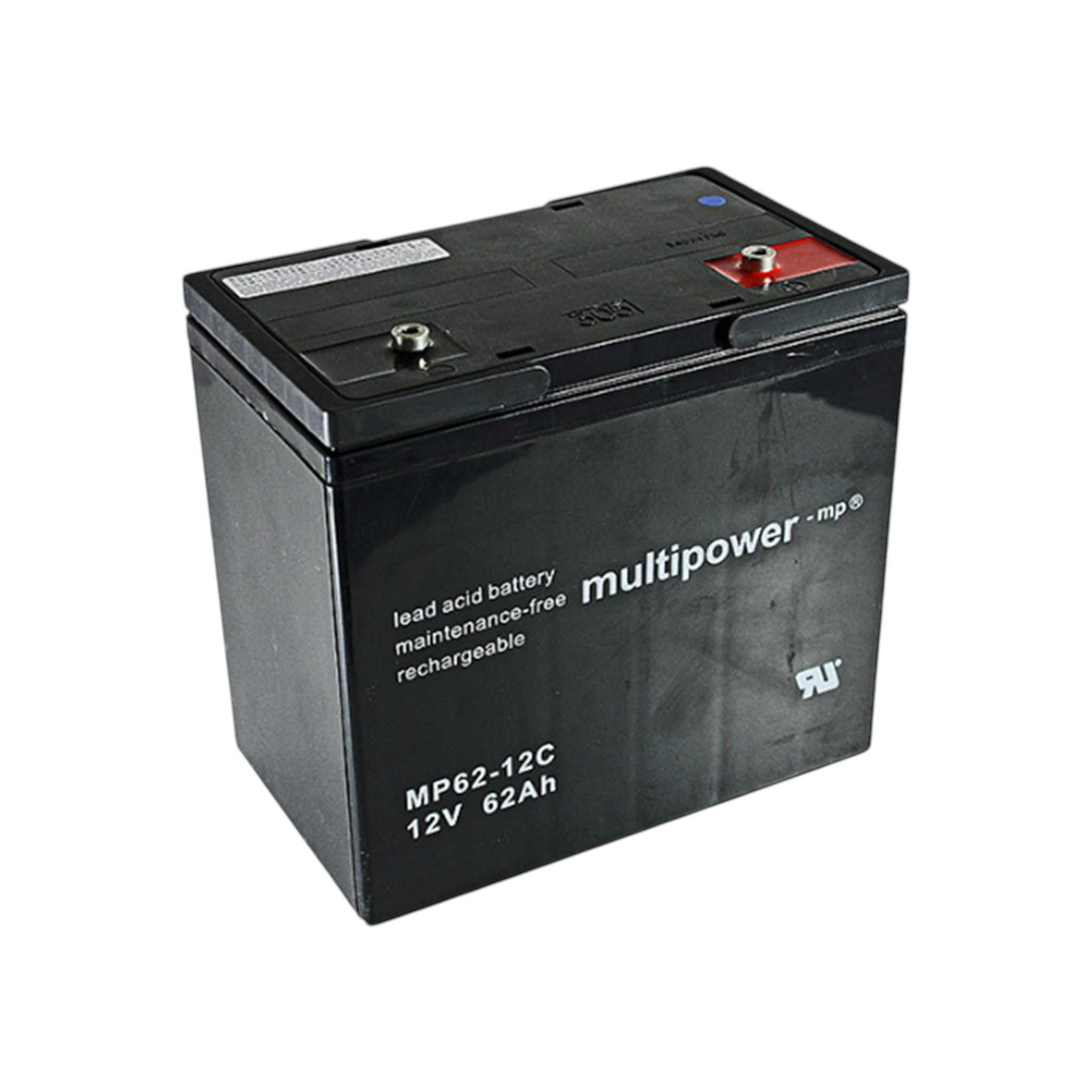 MULTIPOWER MPC62-12I AGM Akku 12V 62Ah (C10) zyklenfest M6 Innengewinde