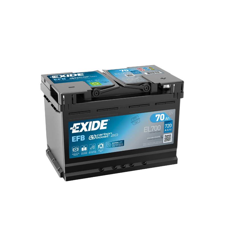 EXIDE EL700 EFB Pb Starterbatterie  12V 70 AH/C20 - 760A(EN)