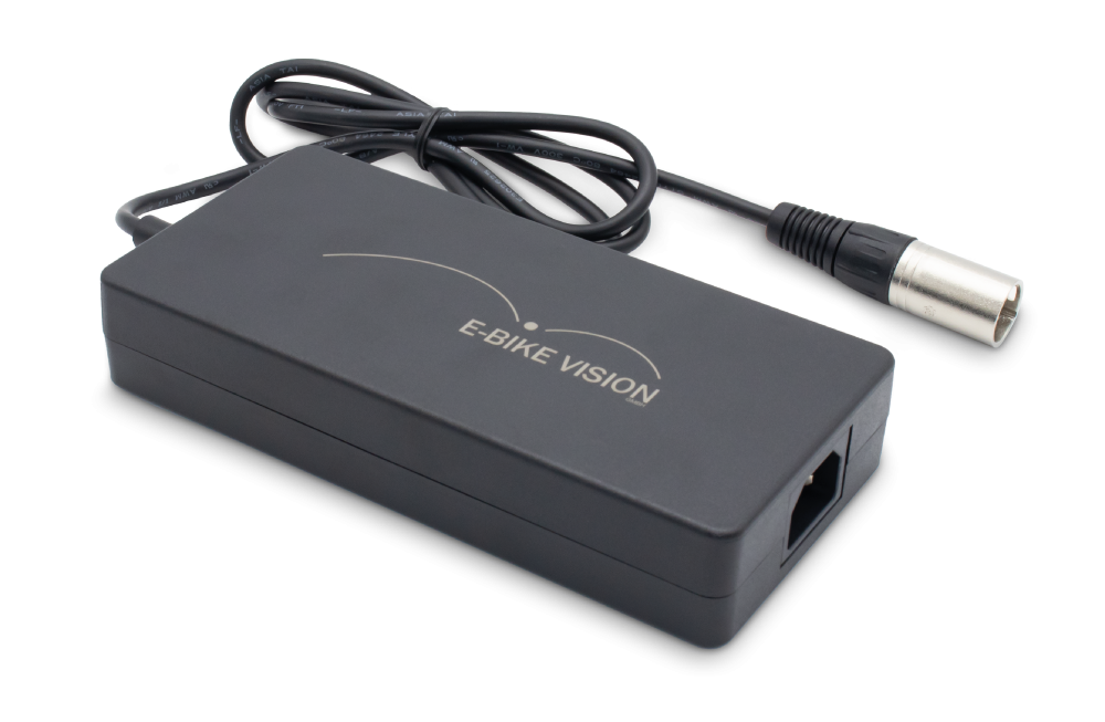 Ladegerät für Li-ion 10S 4A 36V  Akkus von EbikeVision 42V 4A mit 4-poligem Stecker